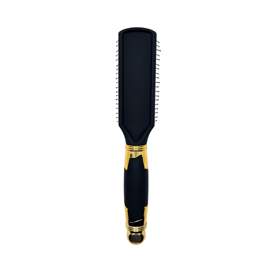 Matte Black Slim Styling Brush – Smooth Finish