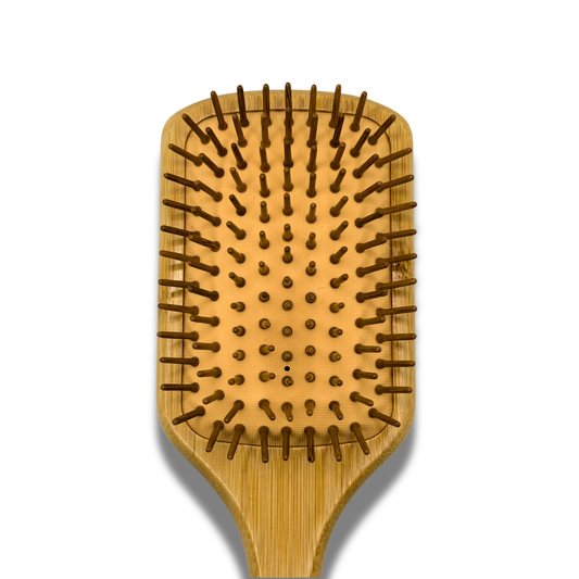 Natural Wooden Paddle Brush – Effortless Smooth Styling