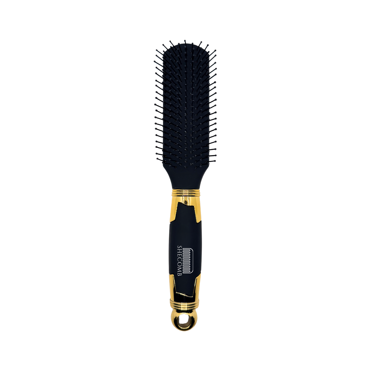 Matte Black Slim Styling Brush – Smooth Finish