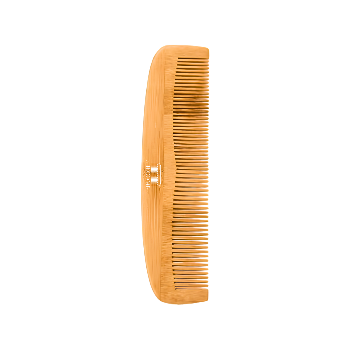 Natural Bamboo Fine-Tooth Comb – Precision Styling