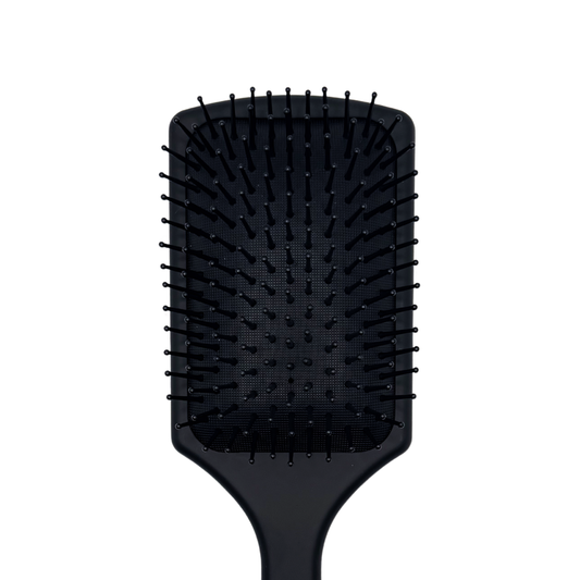 Matte Black Paddle Hair Brush – Smooth Detangling Edition