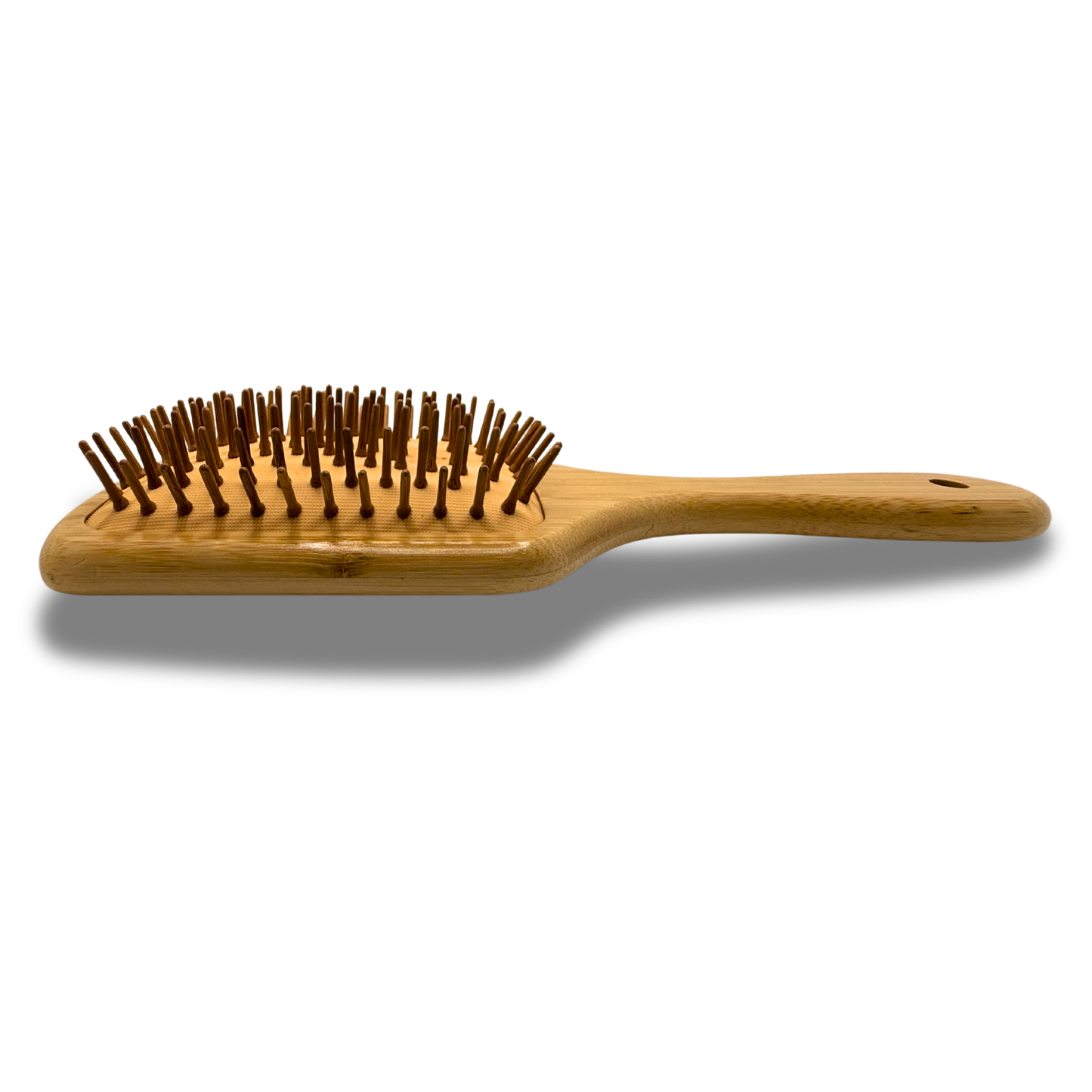 Natural Wooden Paddle Brush – Effortless Smooth Styling