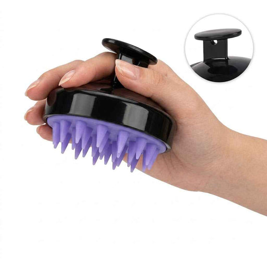 Silicone Scalp Massager & Shampoo Brush – Deep Cleansing & Gentle Massage
